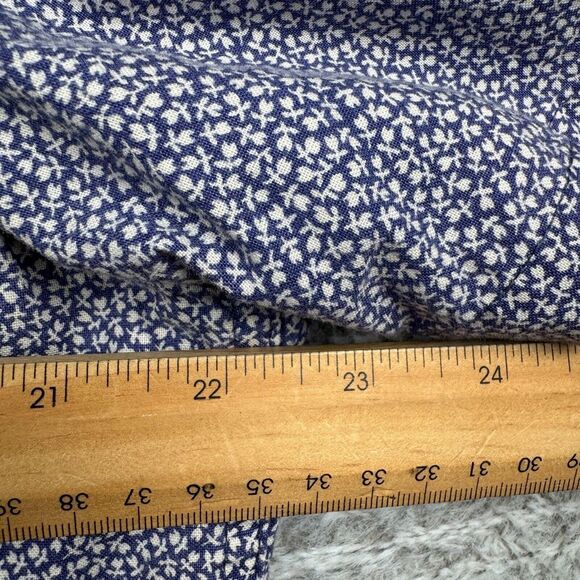 Denim Supply Ralph Lauren Shirt Mens Button Up Large Blue Floral Casual Cotton - Picture 3 of 9